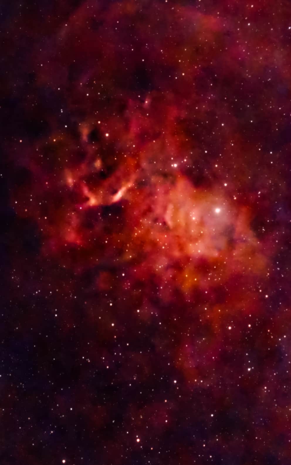 Image of the Flaming Star Nebula