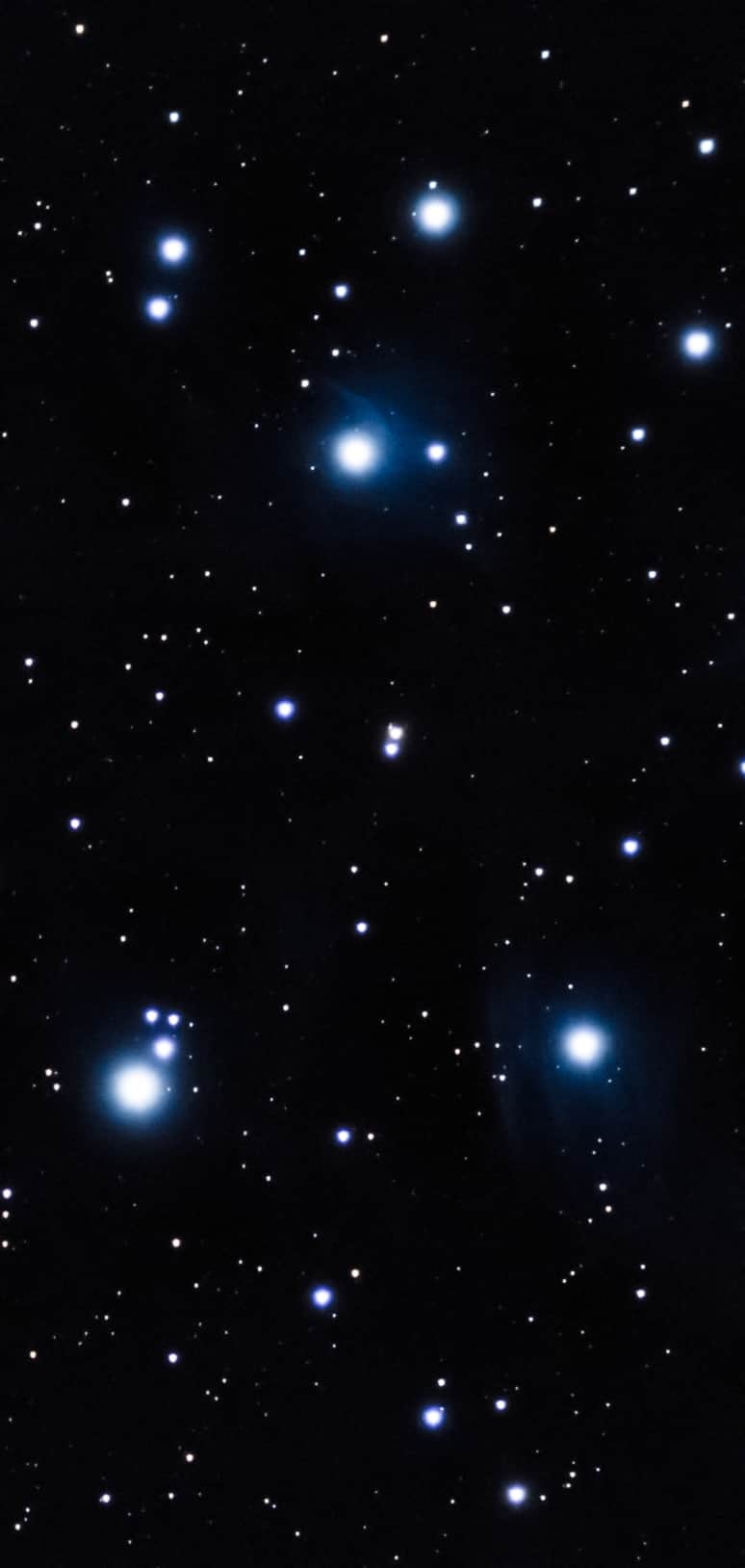 Image of the Pleiades Cluster